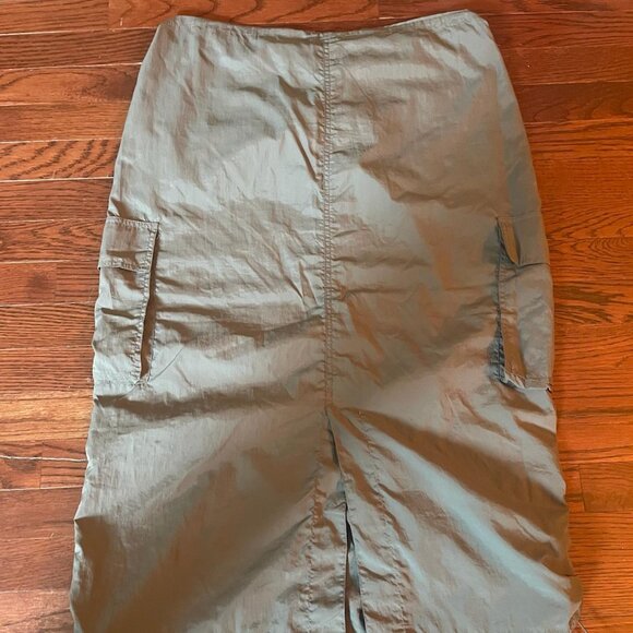Utility Style Drawstring Cargo Skirt- Large - Picture 5 of 6